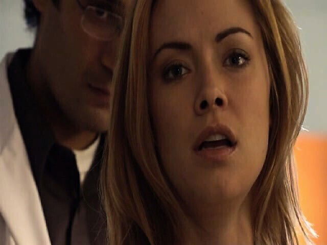 Kristanna Loken nude taking shower, then joins