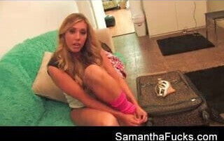 Behind Scene with Samantha Saint black light
