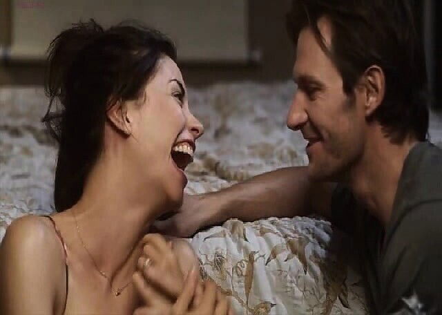 Stephanie Fieger lying back sexy lingerie