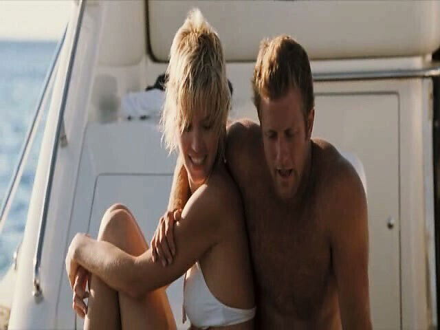 Jessica free diving underwater with Ashley Scott