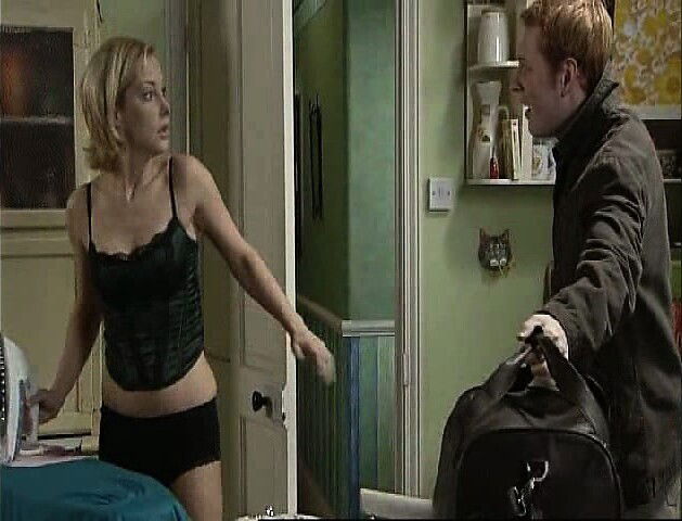 Gemma Bissix showing undies, cleavage legs