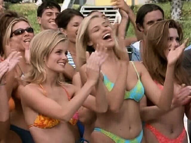 Brooke Burns making love with shower, then