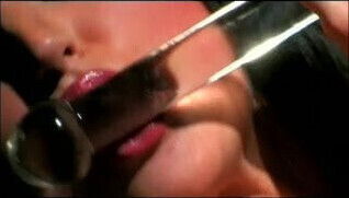 Gothic girl masturbating