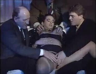 Italian porn: hardcore gangbang orgy