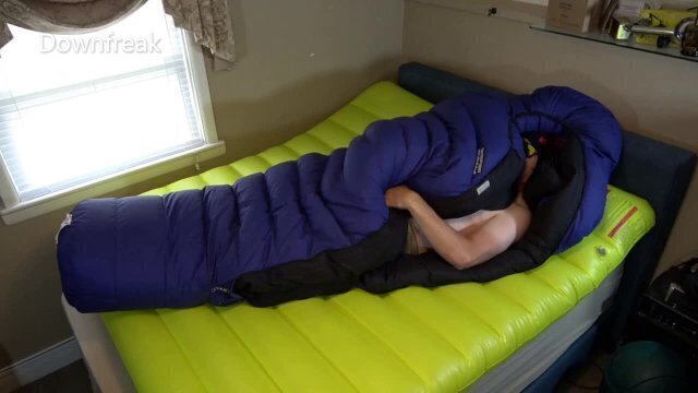 Down Jacket Fetish Lover Fucks Huge Down SleepingBag mattress. Cumshot Nylon