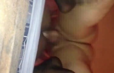 White Jock Bareback Pounds Black Tranny Pussi