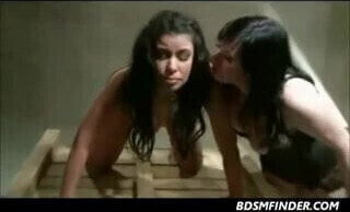 Femdom Lesbian Posture Lesson