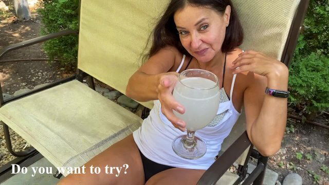 Juicy best blowjob from stepmom, after massage holes with tongue