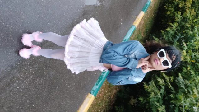 Ponyboy Sexy Pink Dress Walking Public Training Like Girl