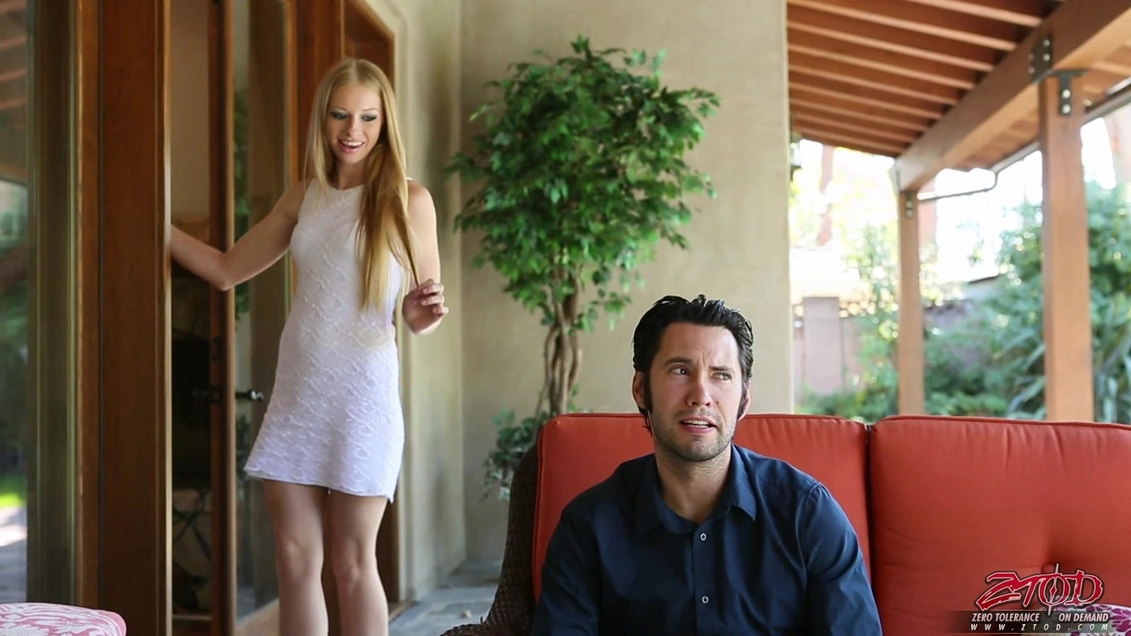 blonde girl Avril Hall moans while getting fucked balls deep