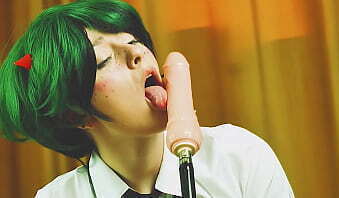 HORNY ACADEMIA: Deku turned into Devil girl wants fuck Hell Cosplay Spooky Boogie