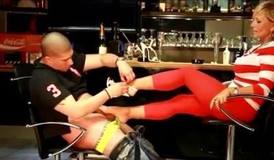 lady barbara footjob