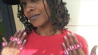 black college slut was to wet and mad for dick