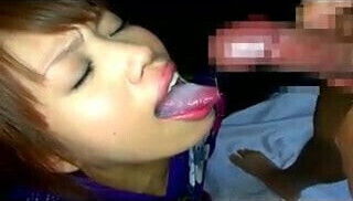 Asian super tongue swallower