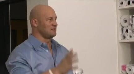 Female boss with big boobs.