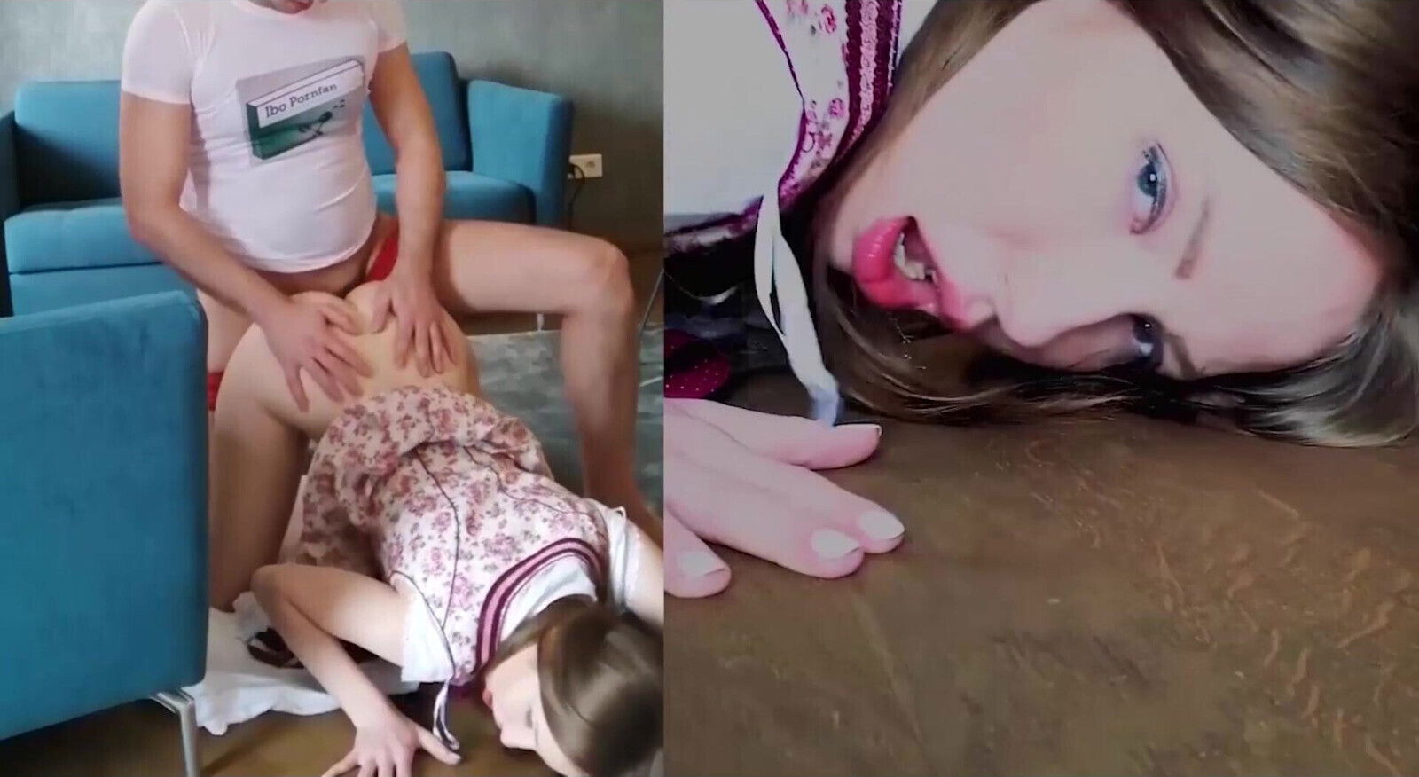 This russian girl such fucking whore! Part