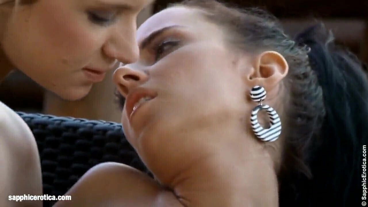 Lesbian teens threesome