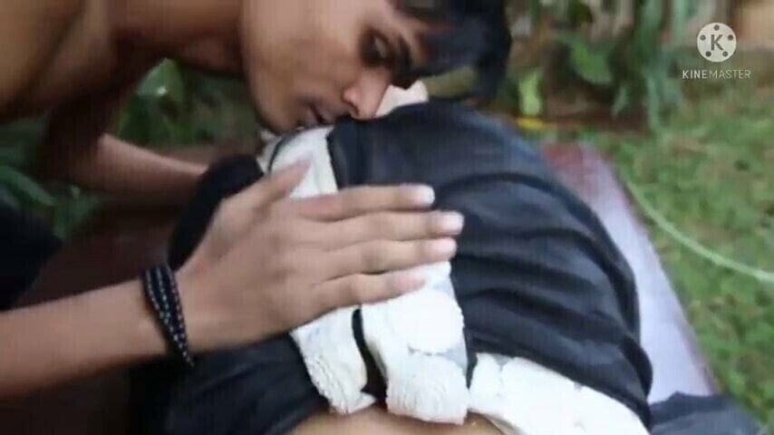 Indian couple adult movie fuck garden home