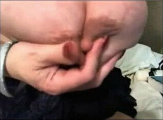 grandma with clit playing with herself