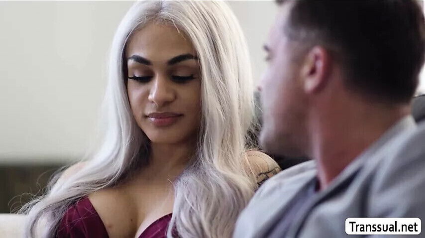 TGirl watch gives some blowjob