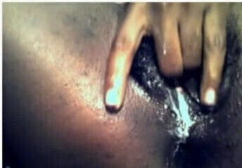 ebony creamy masturbating