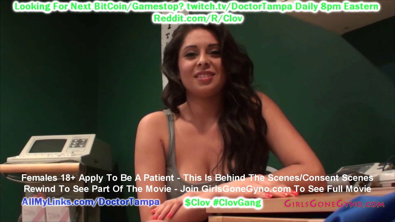 $CLOV Jasmine Mendez Puts With Doctor Tampas Exam