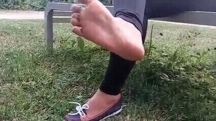 Foot project. about research feet