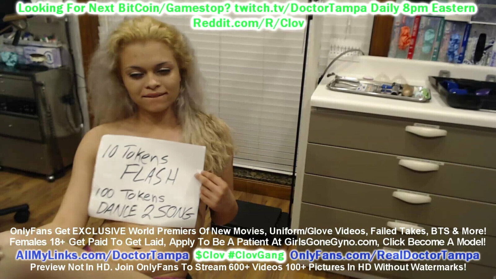 $CLOV Destiny Cruz Blows Doctor Tampa Exam Room 13of27