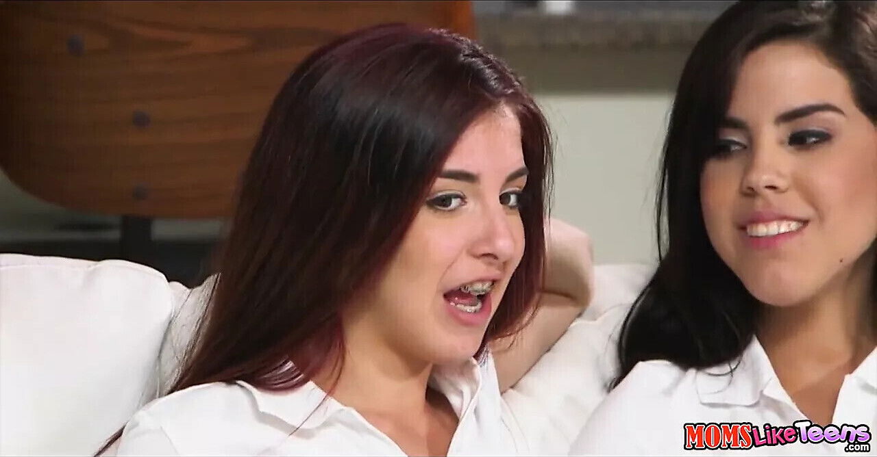 School girl skip with