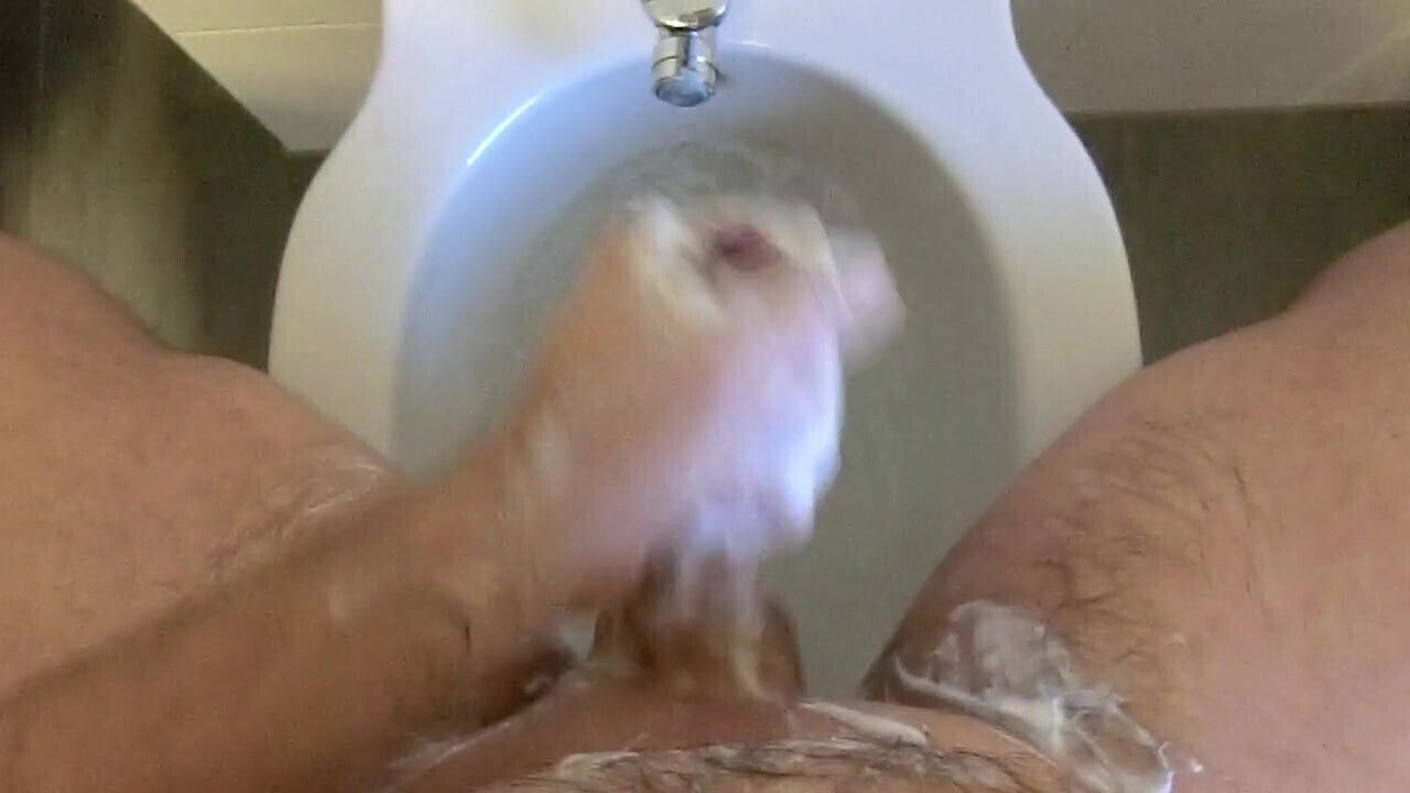 Shaving balls with happy