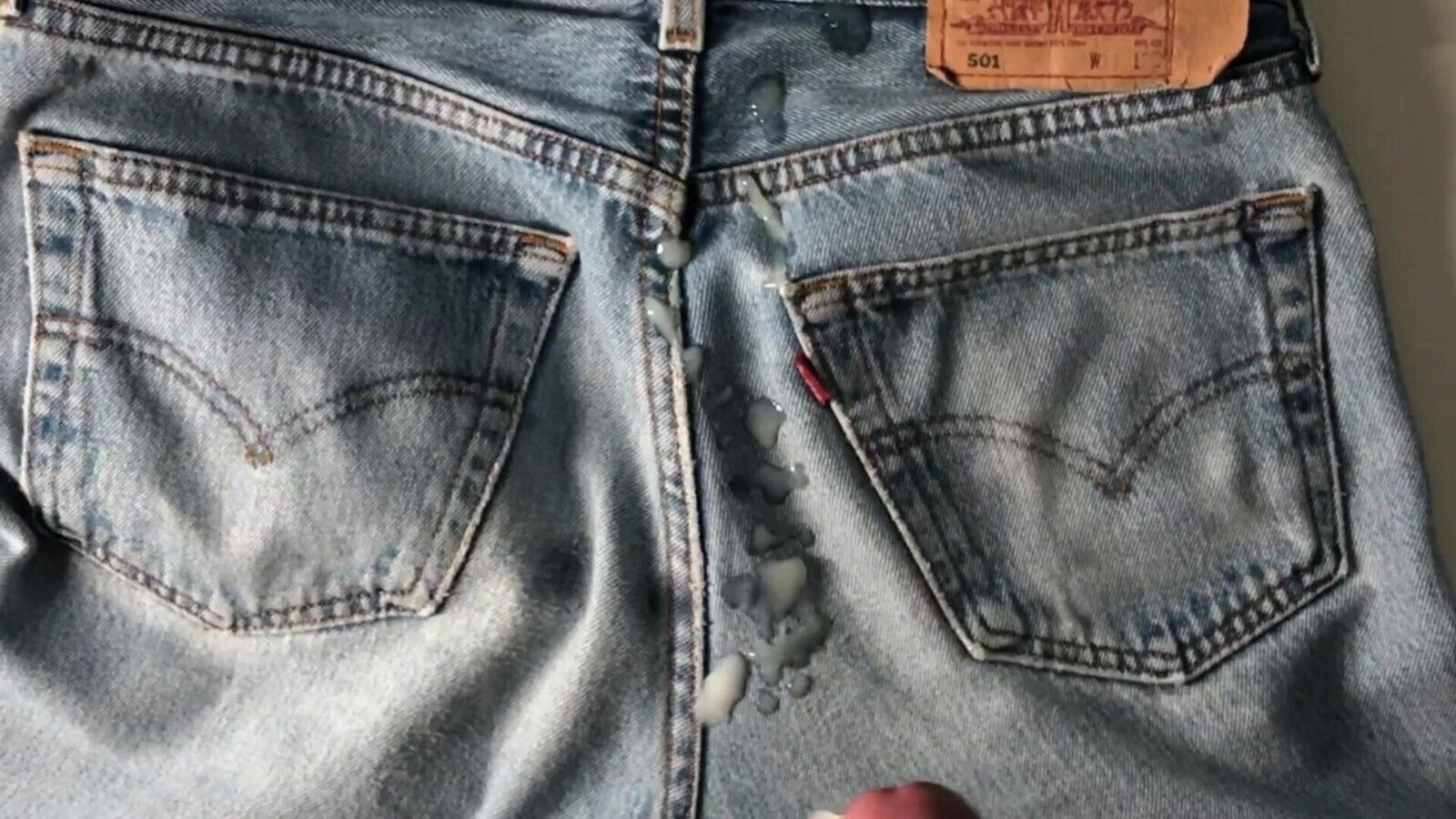 Wanking cumming levis