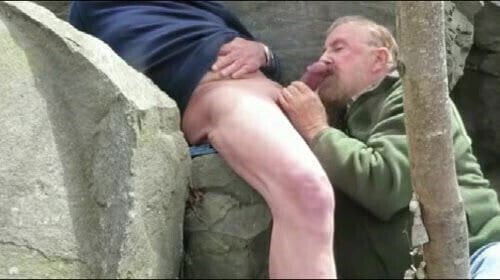 Grandpa sucking oldermen