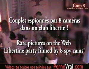 Camera espion en soiree privee ! French spycam149