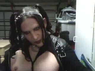 gothic tranny tits