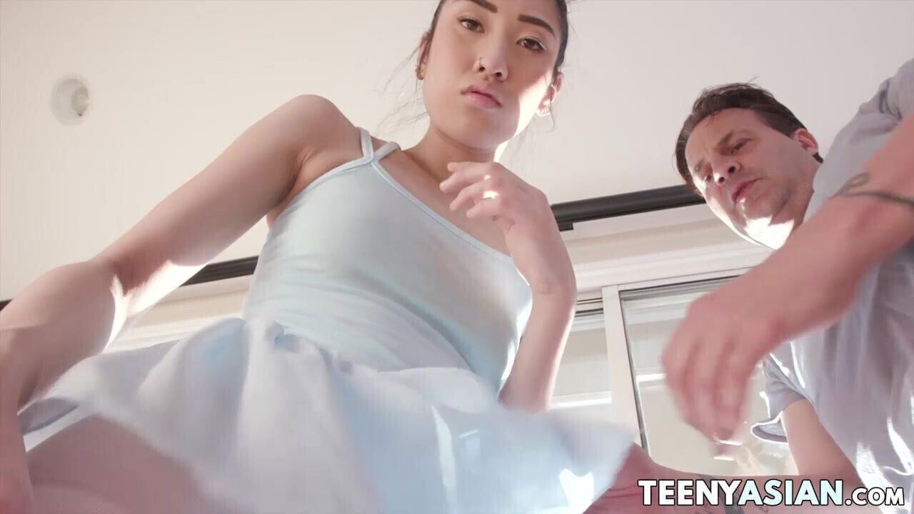 Sensual petite girl gives body fuck