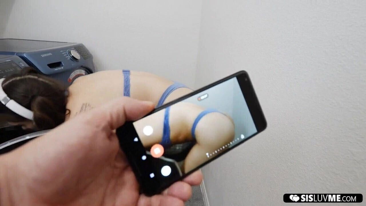 Caught doing laundry