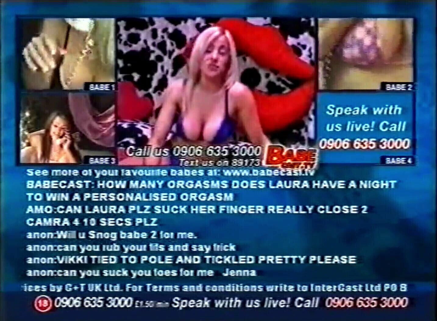 Vicky Valentine Blue Thong Babecast (2004)