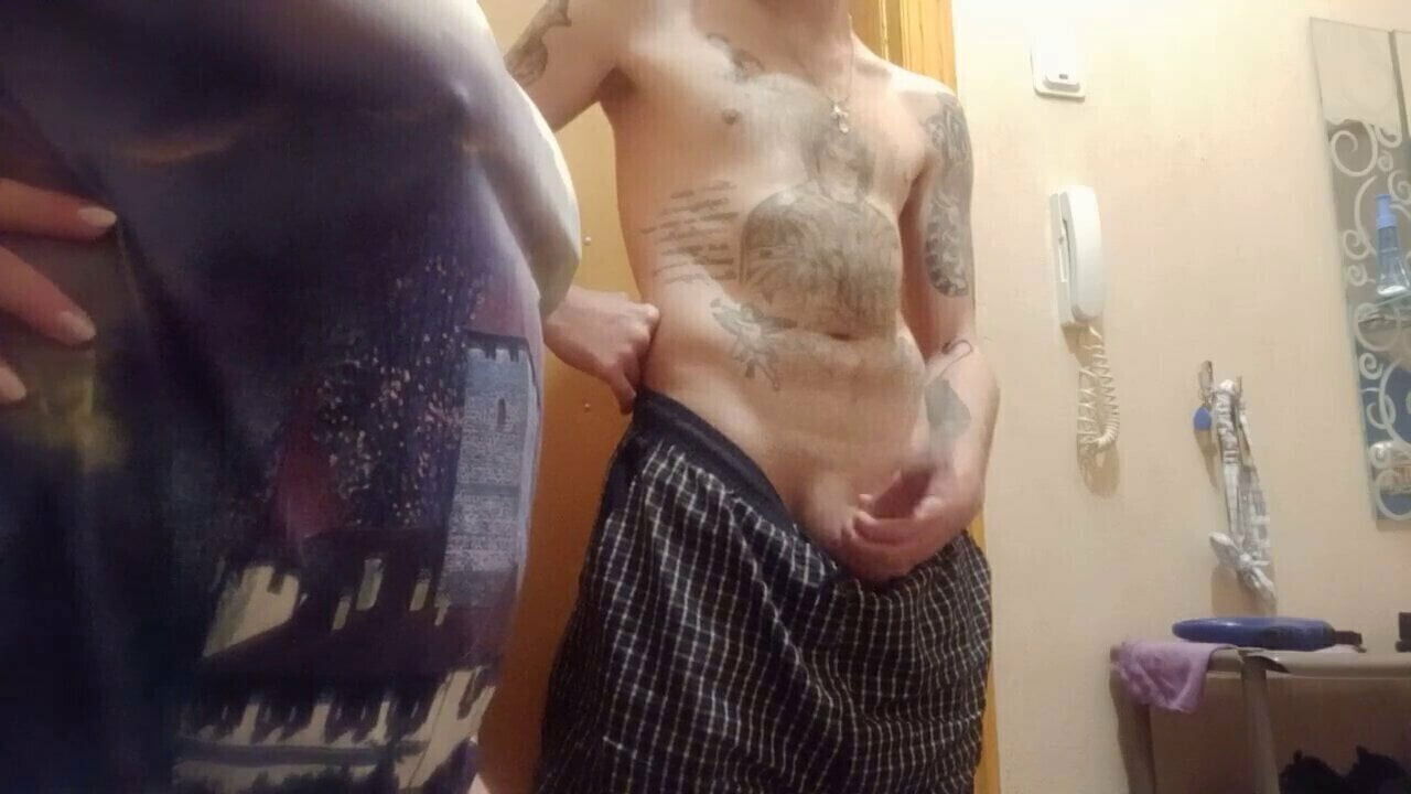 masturbating together with neighbor