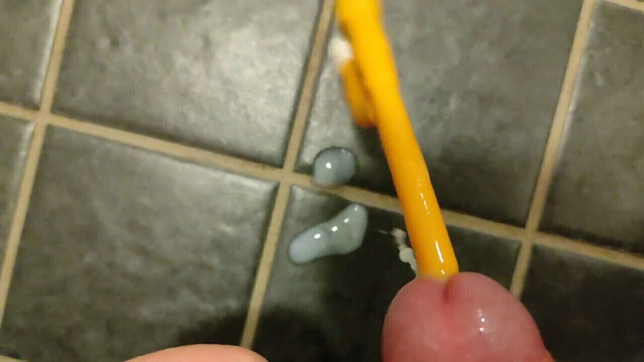 catheter play with cumshot