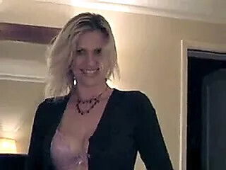 wears lingerie hotel