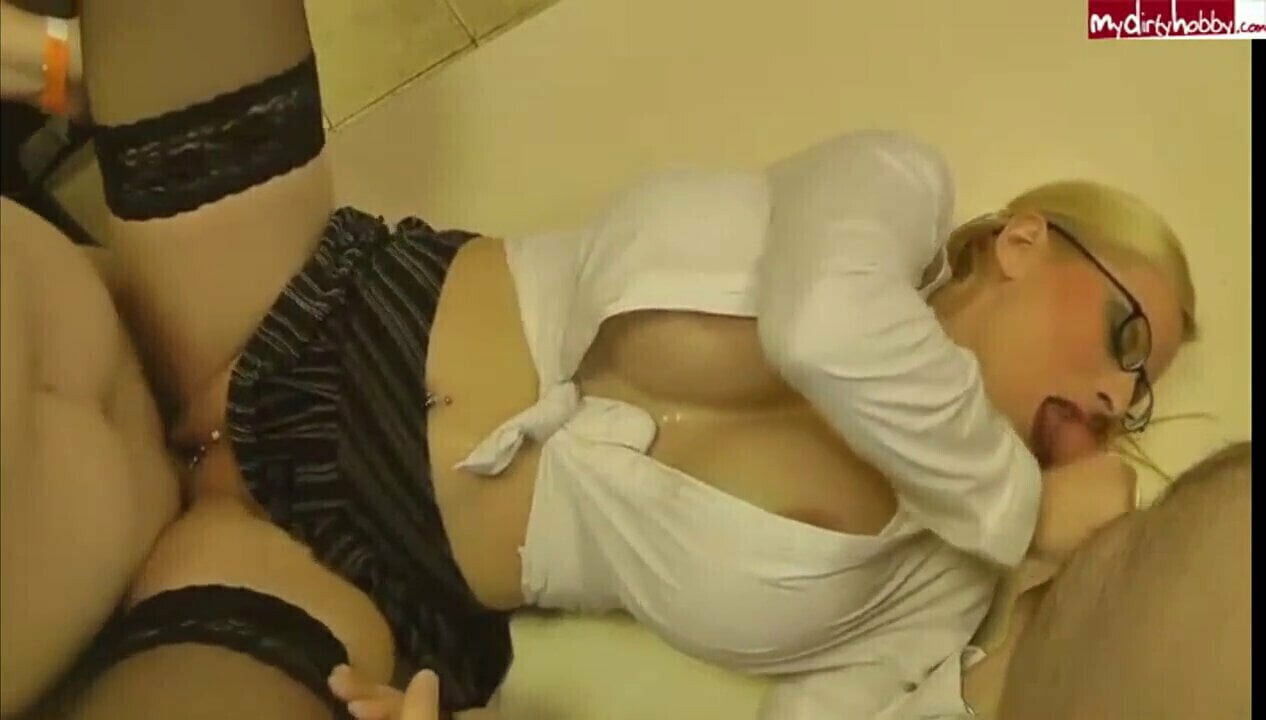 Melanie Moon school gangbang