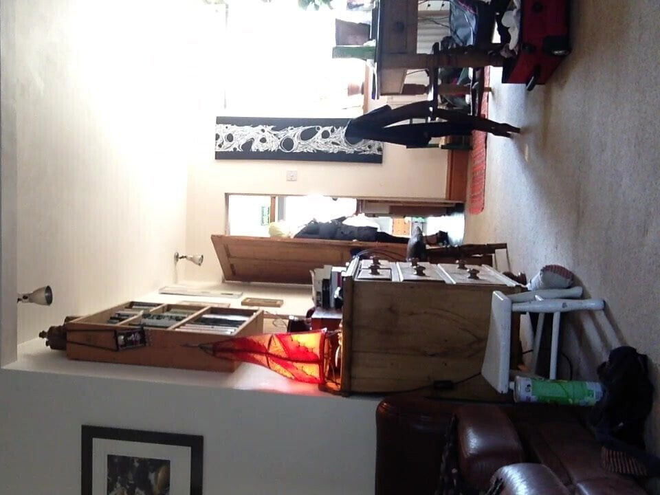 relaxing while partner work