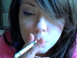 Tina Snua Smokes Menthol Cigarette With Some Coughs