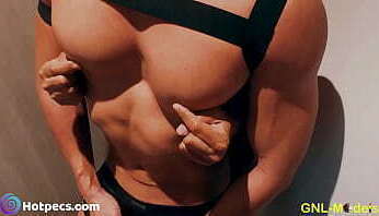 Hot Muscle Asian guy getting nipple played and muscle worshipped!