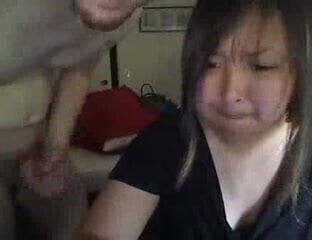 Amateur blowjob Asian SOUND)