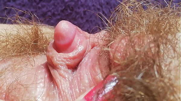 Extreme close clit orgasm intense clitoris stimulation squirting pussy
