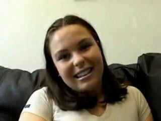 Fat Chubby GF riding cock and fucking with her older BF-P1