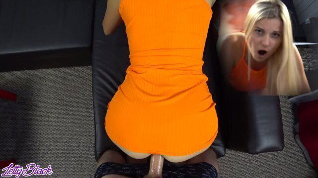 Pure fucking Tight Orange Dress Letty Black Moves Booty
