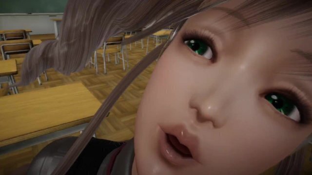 Schoolgirl excites little student, fucking until makes