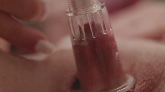 Pumping edging clit orgasm